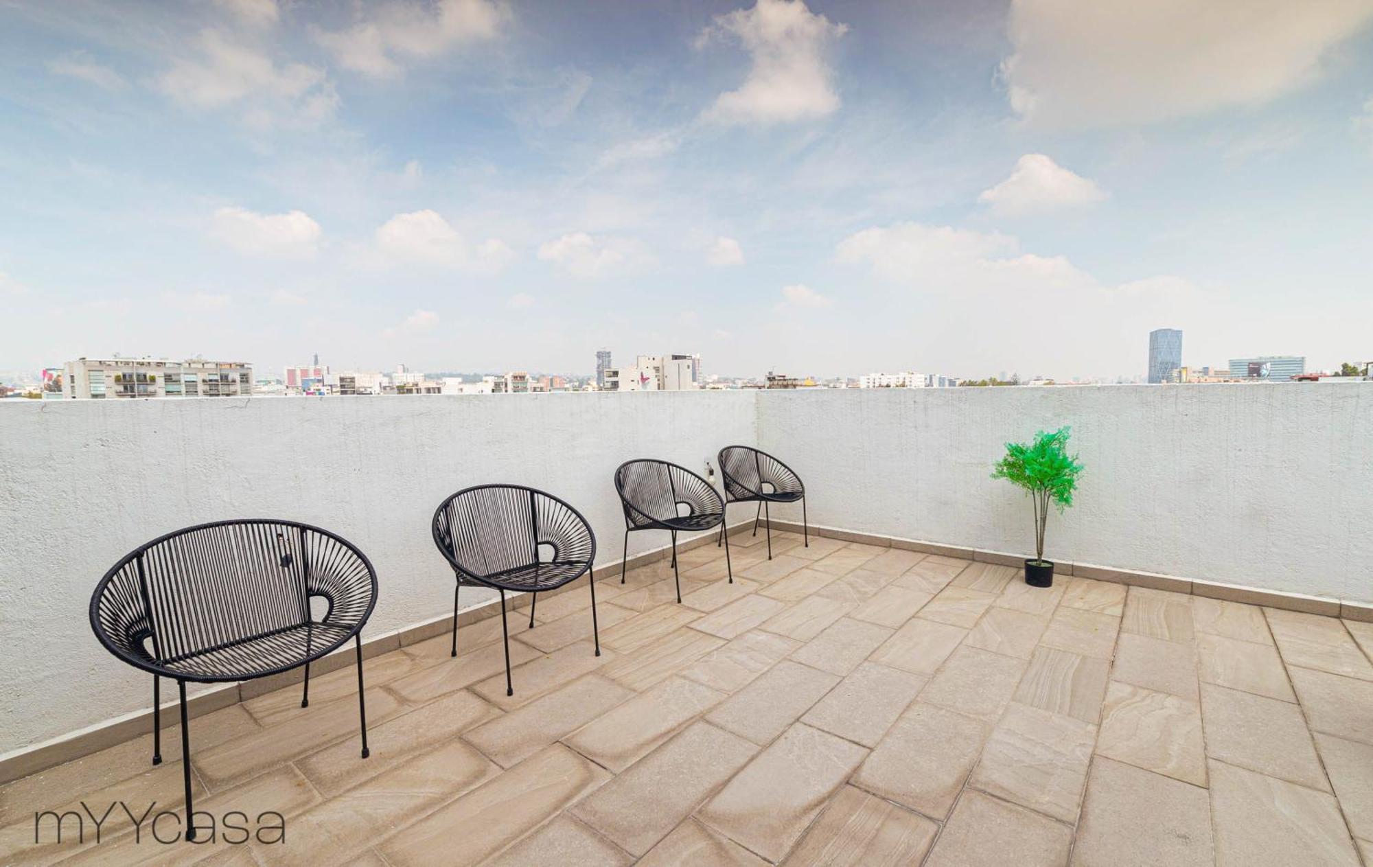 Ferienwohnung Wisconsin 68 Ph1 - Brand New Ph With Private Rooftop @ Wtc Mexiko-Stadt Exterior foto